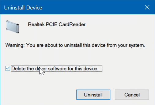 install sd card reader windows 10
